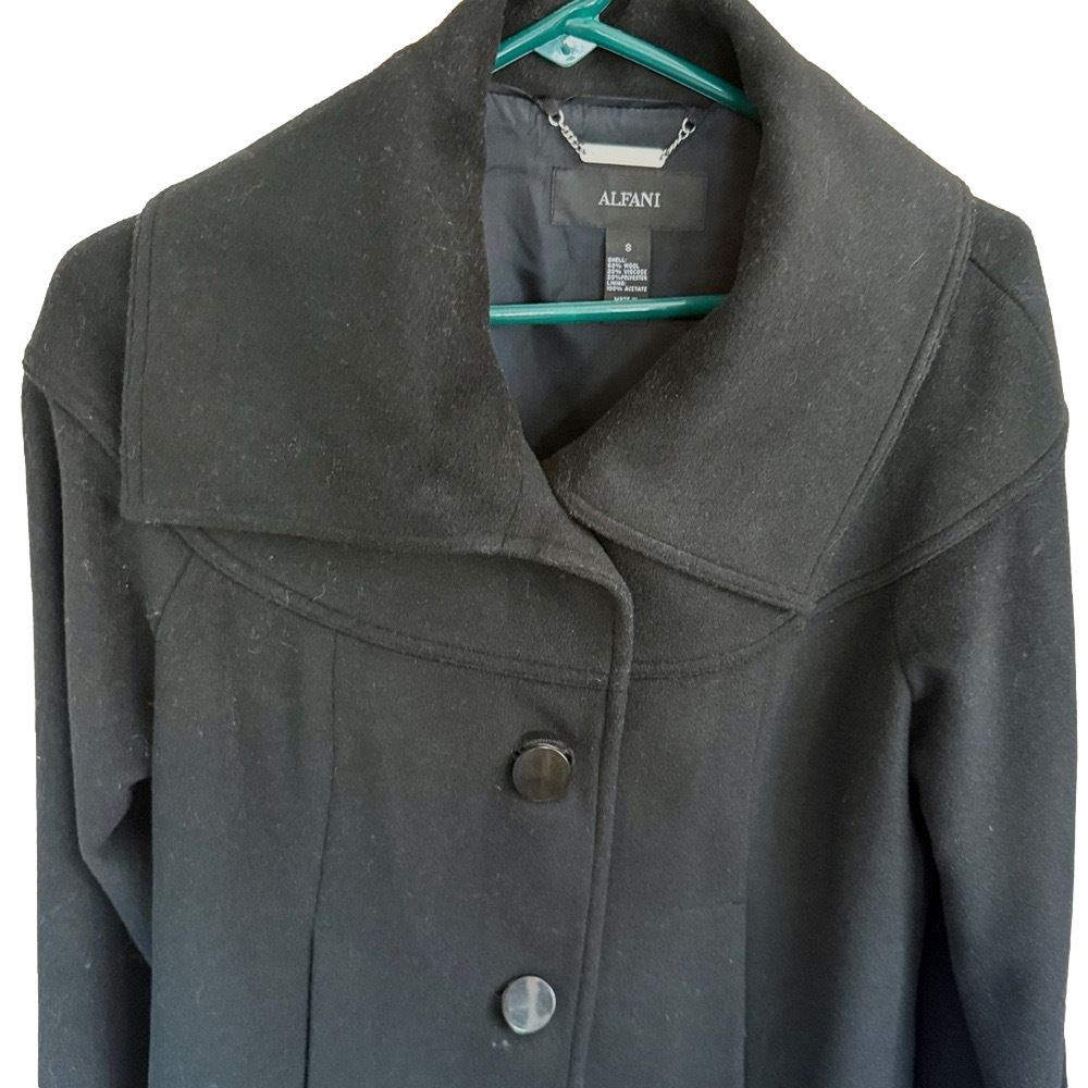 Alfani Black Wool Blend coat​